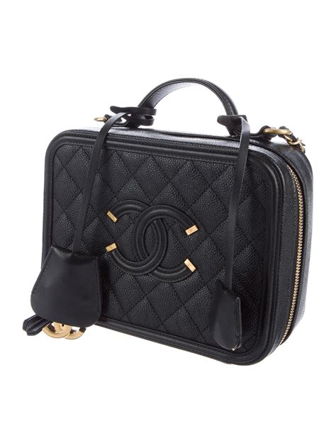 chanel small filigree vanity case|chanel vanity bag 2021.